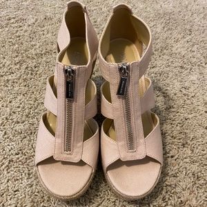 Michael Kors Dakota Wedge in Soft Pink!